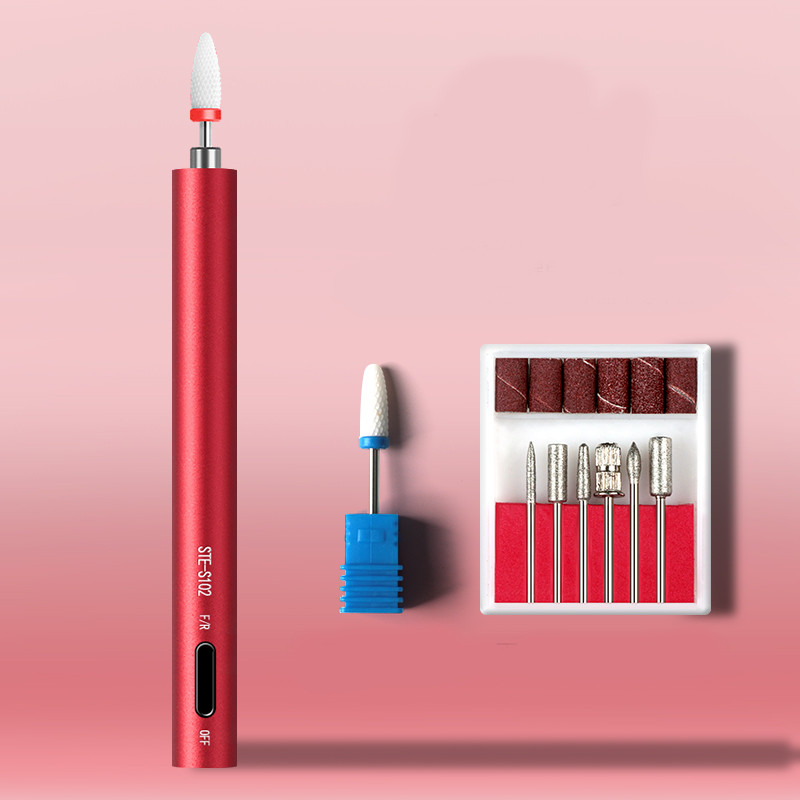 Nešiojamas elektrinis failas su keliais priedais - USB įkrovimas