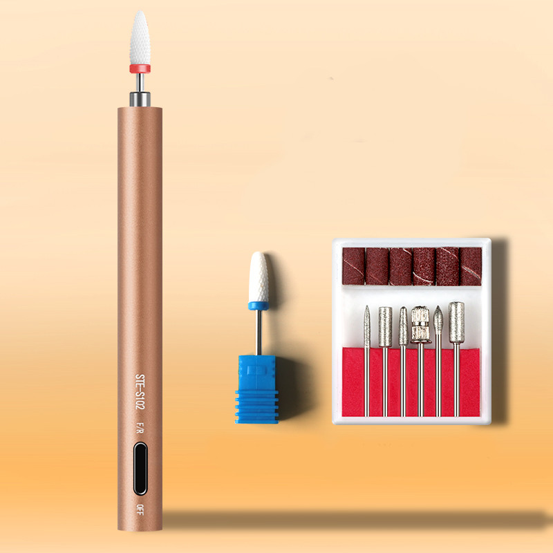 Nešiojamas elektrinis failas su keliais priedais - USB įkrovimas