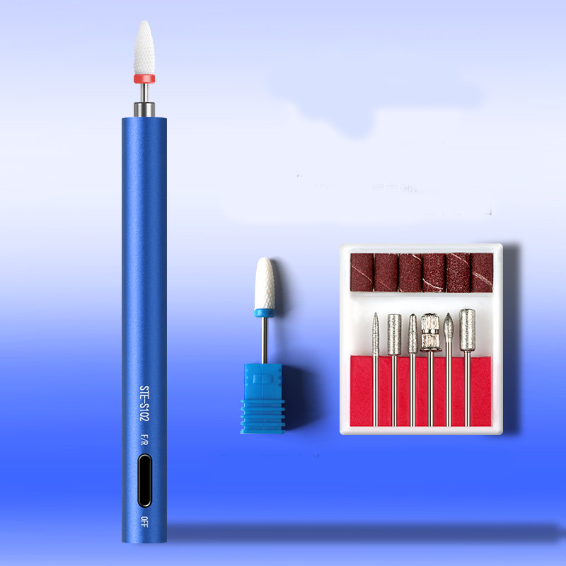 Nešiojamas elektrinis failas su keliais priedais - USB įkrovimas