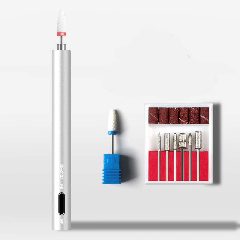 Nešiojamas elektrinis failas su keliais priedais - USB įkrovimas