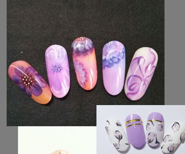 7 manikiūro šepetėlių rinkinys