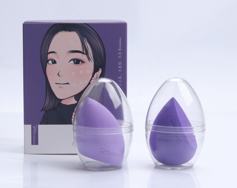 Σφουγγάρι μακιγιάζ με κουτί αποθήκευσης