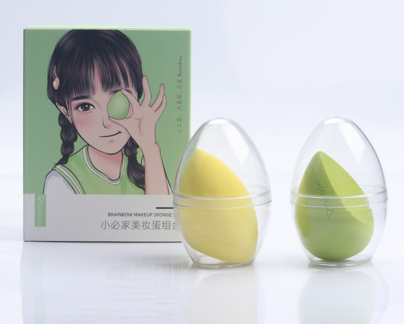 Σφουγγάρι μακιγιάζ με κουτί αποθήκευσης