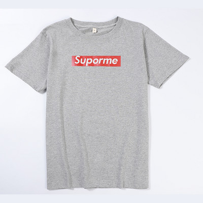 Ανδρικό βαμβακερό μπλουζάκι με επιγραφή και απλικέ σε σχήμα Ο