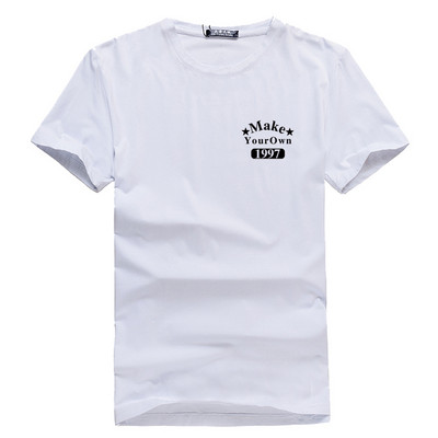 Ανδρικό μπλουζάκι νέου μοντέλου με στρογγυλή λαιμόκοψη και τύπωμα