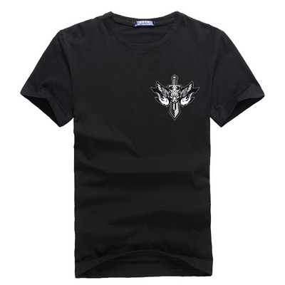 Ανδρικό μπλουζάκι νέου μοντέλου με στρογγυλή λαιμόκοψη και τύπωμα