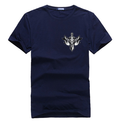 Ανδρικό μπλουζάκι νέου μοντέλου με στρογγυλή λαιμόκοψη και τύπωμα