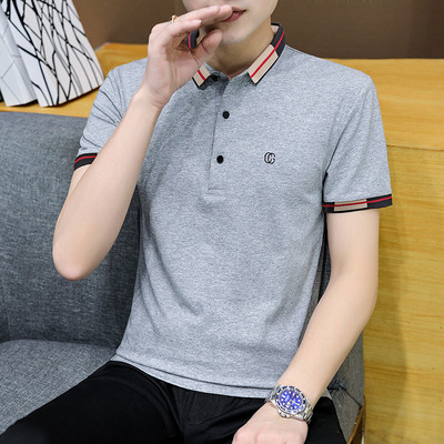 Ανδρική μπλούζα με κλασικό κολάρο και κουμπιά