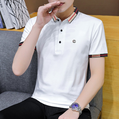 Ανδρική μπλούζα με κλασικό κολάρο και κουμπιά