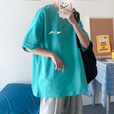 Ανδρικό μπλουζάκι με φαρδύ μοντέλο με 3/4 μανίκια