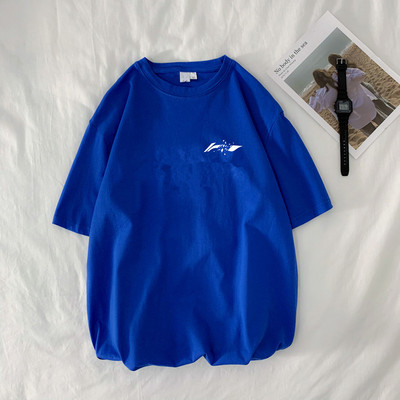 Ανδρικό μπλουζάκι με φαρδύ μοντέλο με 3/4 μανίκια