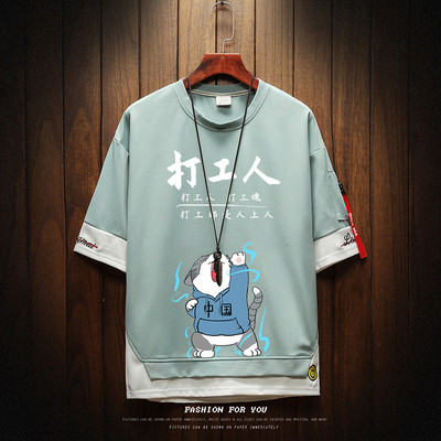 Uue mudeli aplikatsiooniga meeste vabaaja T-särk