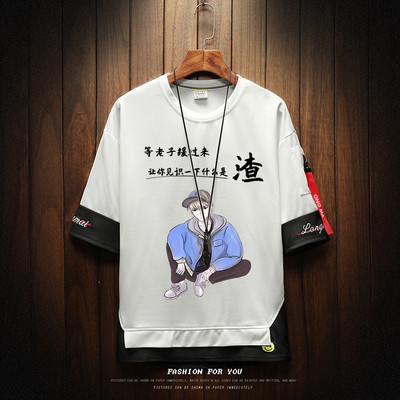 Uue mudeli aplikatsiooniga meeste vabaaja T-särk