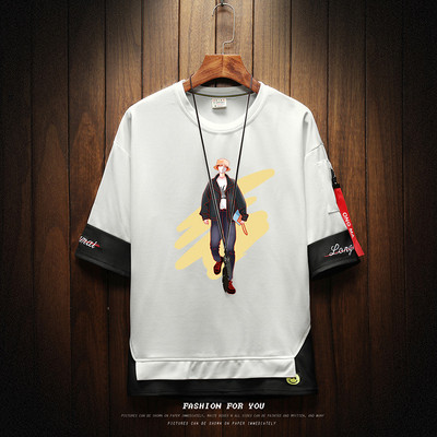 Uue mudeli aplikatsiooniga meeste vabaaja T-särk