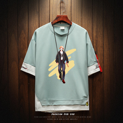 Uue mudeli aplikatsiooniga meeste vabaaja T-särk