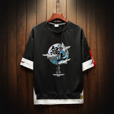 Uue mudeli aplikatsiooniga meeste vabaaja T-särk