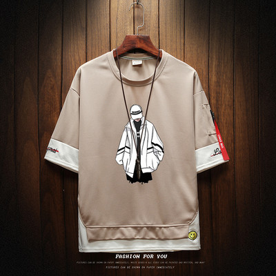 Uue mudeli aplikatsiooniga meeste vabaaja T-särk