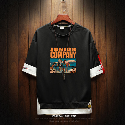 Uue mudeli aplikatsiooniga meeste vabaaja T-särk