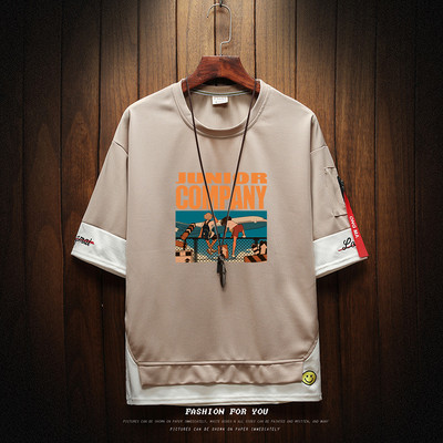 Uue mudeli aplikatsiooniga meeste vabaaja T-särk