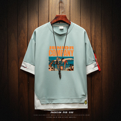 Uue mudeli aplikatsiooniga meeste vabaaja T-särk