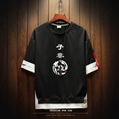 Uue mudeli aplikatsiooniga meeste vabaaja T-särk