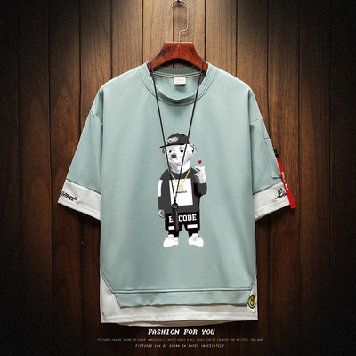 Uue mudeli aplikatsiooniga meeste vabaaja T-särk