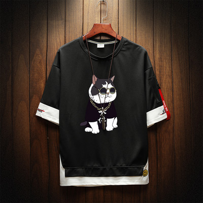 Uue mudeli aplikatsiooniga meeste vabaaja T-särk