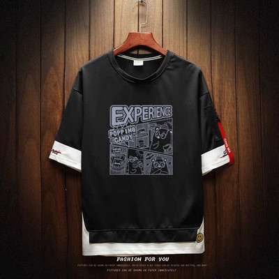 Uue mudeli aplikatsiooniga meeste vabaaja T-särk