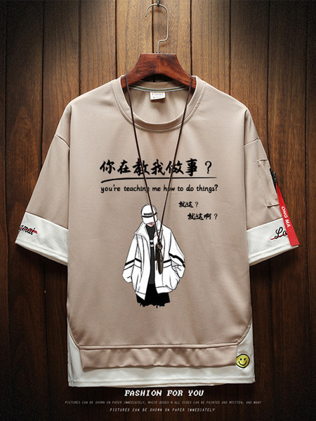 Uue mudeli aplikatsiooniga meeste vabaaja T-särk