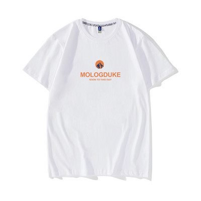 Μοντέρνο ανδρικό μπλουζάκι με οβάλ λαιμόκοψη - μεγέθη έως 4XL