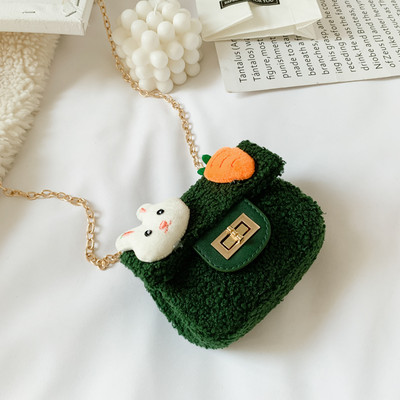 Κομψή παιδική μίνι τσάντα με μεταλλική λαβή δύο μοντέλων