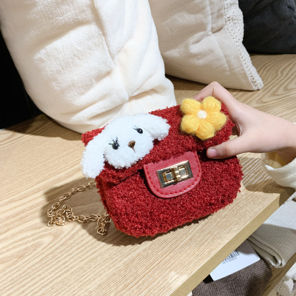 Κομψή παιδική μίνι τσάντα με μεταλλική λαβή δύο μοντέλων