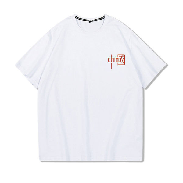 Ανδρικό μπλουζάκι με οβάλ λαιμόκοψη και κοντά μανίκια - σε διάφορα χρώματα