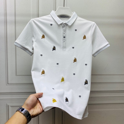 Ανδρικό μπλουζάκι με κοντά μανίκια και κλασικό κολάρο - διάφορα μοντέλα