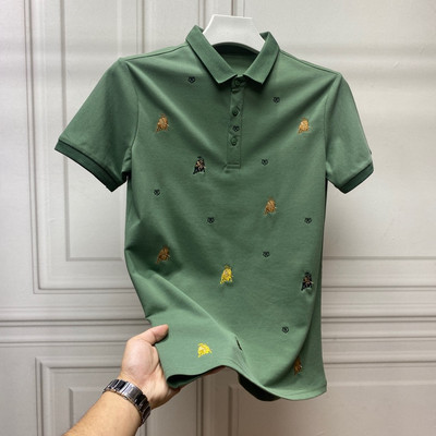 Ανδρικό μπλουζάκι με κοντά μανίκια και κλασικό κολάρο - διάφορα μοντέλα