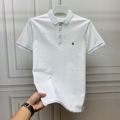 Ανδρικό μπλουζάκι με κοντά μανίκια και κλασικό κολάρο - διάφορα μοντέλα