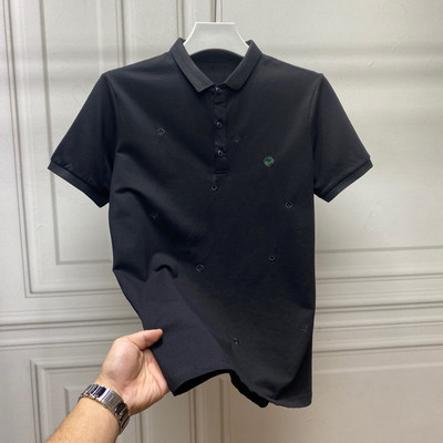 Ανδρικό μπλουζάκι με κοντά μανίκια και κλασικό κολάρο - διάφορα μοντέλα