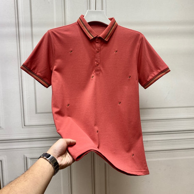 Ανδρικό μπλουζάκι με κοντά μανίκια και κλασικό κολάρο - διάφορα μοντέλα