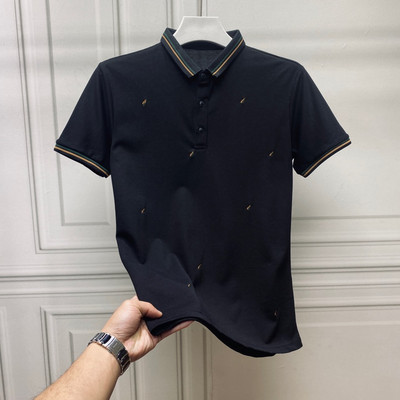 Ανδρικό μπλουζάκι με κοντά μανίκια και κλασικό κολάρο - διάφορα μοντέλα