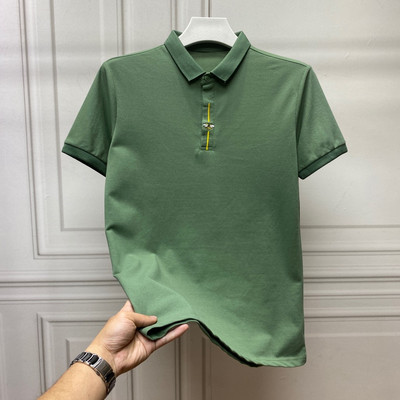 Ανδρικό μπλουζάκι με κοντά μανίκια και κλασικό κολάρο - διάφορα μοντέλα