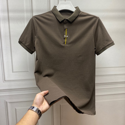 Ανδρικό μπλουζάκι με κοντά μανίκια και κλασικό κολάρο - διάφορα μοντέλα