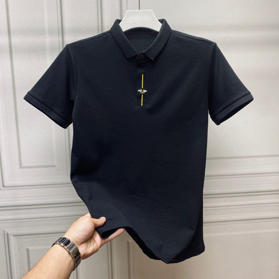 Ανδρικό μπλουζάκι με κοντά μανίκια και κλασικό κολάρο - διάφορα μοντέλα