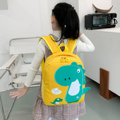 Kaasaegne kahe sanga ja aplikatsiooniga laste seljakott