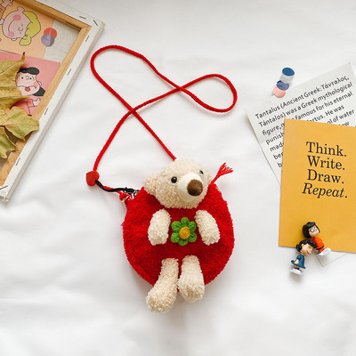 Laste igapäevane ümmargune 3D elemendiga kott tüdrukutele