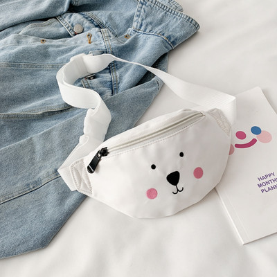 Παιδική μοντέρνα μίνι τσάντα με φερμουάρ και απλικέ