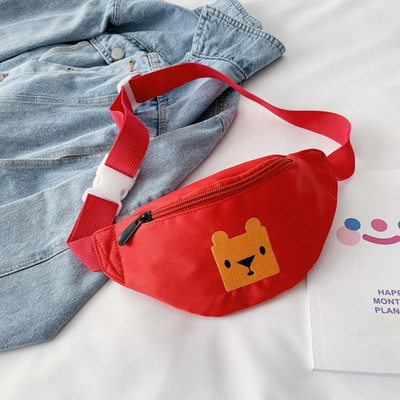 Παιδική μοντέρνα μίνι τσάντα με φερμουάρ και απλικέ