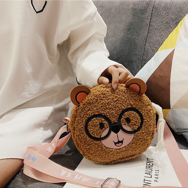 Laste ajakohane ümmargune minikott tüdrukutele