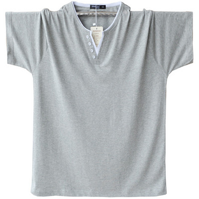 Ανδρικό μπλουζάκι με λαιμόκοψη και κουμπιά