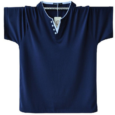 Ανδρικό μπλουζάκι με λαιμόκοψη και κουμπιά