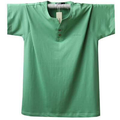 Ανδρικό μπλουζάκι με λαιμόκοψη και κουμπιά